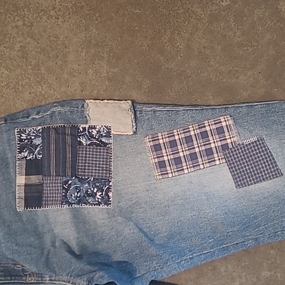 RALPH LAUREN PATCHWORK JEANS - Picture 3 of 10